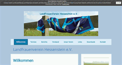 Desktop Screenshot of landfrauen-hessenstein.de
